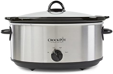 Crock-Pot 7 Quart Oval Manual Slow Cooker – Stainless Steel - Choice 977