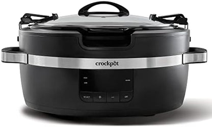 Crock-Pot Thermoshield 6 Quart Slow Cooker with Carry Handles - Choice 802