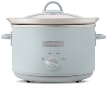 Crock-Pot 4.5 Quart Manual Slow Cooker – Macaroon Blue - Choice 142