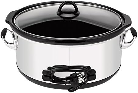 Crock-Pot 7 Quart Programmable Slow Cooker – Polished Platinum - Choice 589