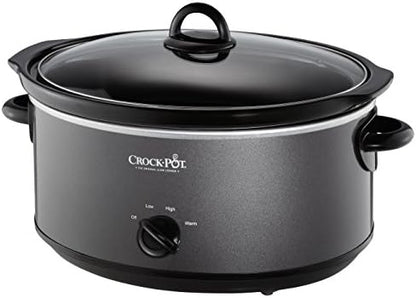 Crock-Pot 7 Quart Slow Cooker – Charcoal - Choice 974