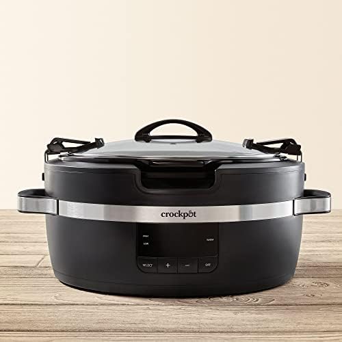 Crock-Pot Thermoshield 6 Quart Slow Cooker with Carry Handles - Choice 802