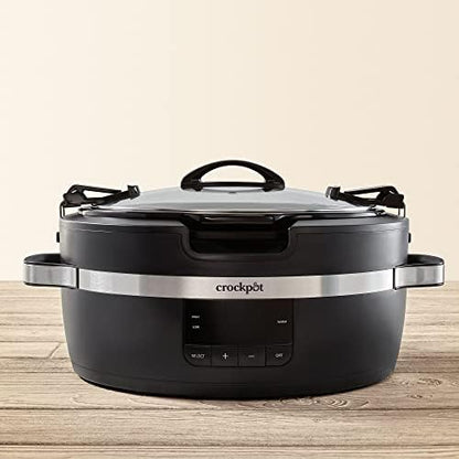 Crock-Pot Thermoshield 6 Quart Slow Cooker with Carry Handles - Choice 802