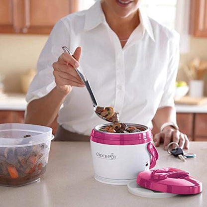 Crock-Pot Lunch Crock Portable Food Warmer 20oz – Pink - Choice 841
