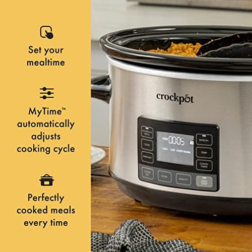 Crock-Pot 7 Quart Portable Programmable Slow Cooker with Timer - Choice 677