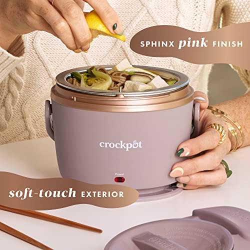 Crock-Pot Electric Lunch Box Food Warmer 20oz – Blush Pink - Choice 165