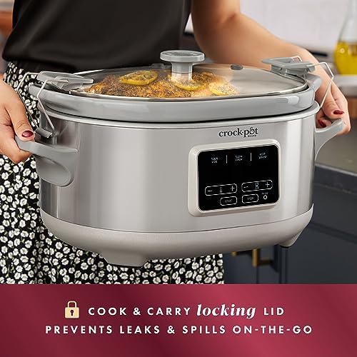 Crock-Pot 7 Quart Programmable Cook & Carry Slow Cooker - Choice 717