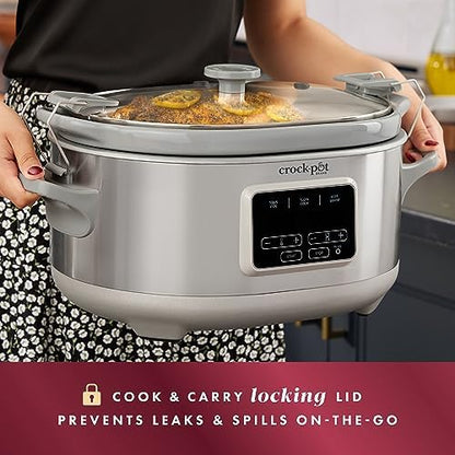 Crock-Pot 7 Quart Programmable Cook & Carry Slow Cooker - Choice 717