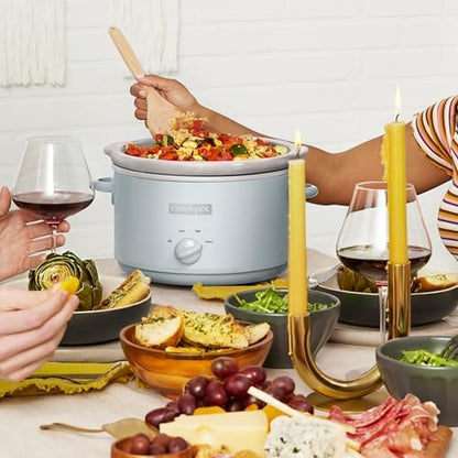 Crock-Pot 4.5 Quart Manual Slow Cooker – Macaroon Blue - Choice 142