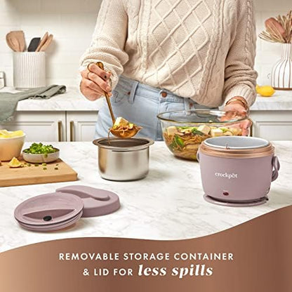 Crock-Pot Electric Lunch Box Food Warmer 20oz – Blush Pink - Choice 165