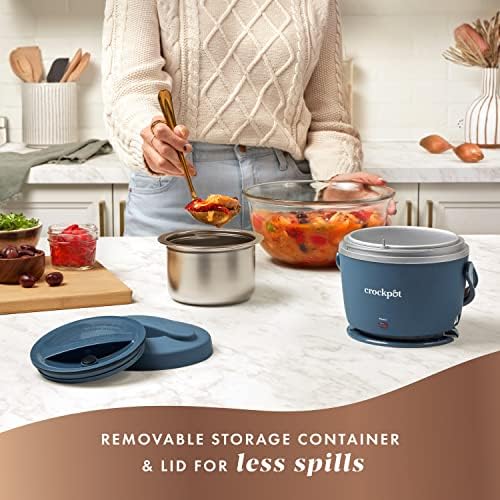 Crock-Pot Electric Lunch Box Food Warmer 20oz – Faded Blue - Choice 635