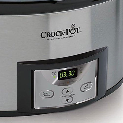 Crock-Pot Cook & Carry 6 Quart Programmable Slow Cooker - Choice 501