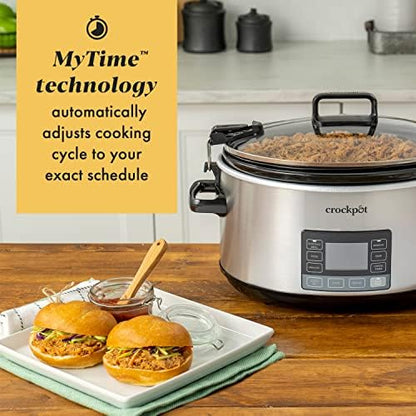 Crock-Pot 7 Quart Portable Programmable Slow Cooker with Timer - Choice 677