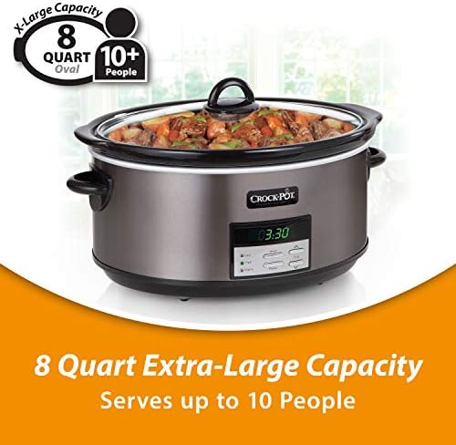 Crock-Pot 8 Quart Programmable Slow Cooker with Auto Warm - Choice 141