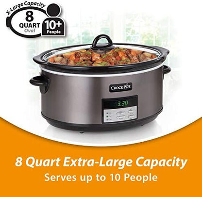 Crock-Pot 8 Quart Programmable Slow Cooker with Auto Warm - Choice 141