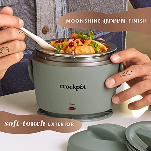 Crock-Pot Portable Electric Lunch Box Food Warmer – Green - Choice 295