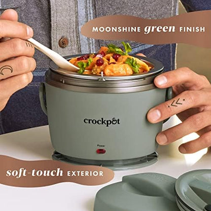 Crock-Pot Portable Electric Lunch Box Food Warmer – Green - Choice 295