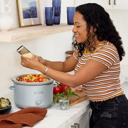 Crock-Pot 4.5 Quart Manual Slow Cooker – Macaroon Blue - Choice 142