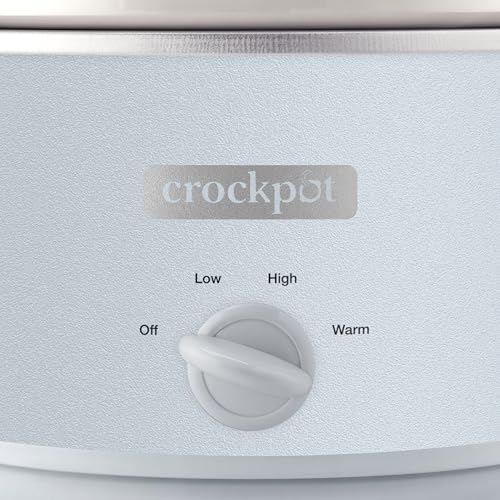 Crock-Pot 4.5 Quart Manual Slow Cooker – Macaroon Blue - Choice 142