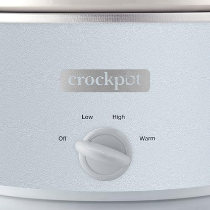 Crock-Pot 4.5 Quart Manual Slow Cooker – Macaroon Blue - Choice 142