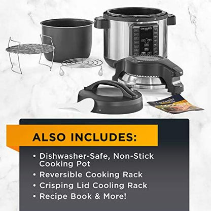 Crock-Pot Express Crisp 8 Quart 10-in-1 Pressure Cooker - Choice 419