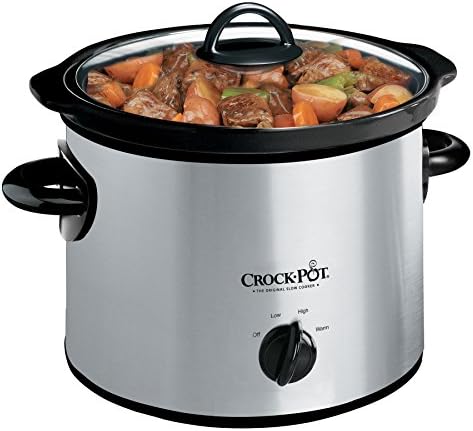 Crock-Pot 3 Quart Manual Slow Cooker – Silver - Choice 788