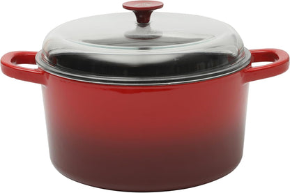 Crock-Pot 3 Quart Enameled Cast Iron Dutch Oven – Aqua - Choice 924
