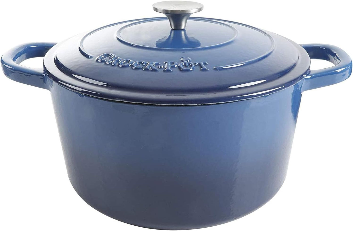 Crock-Pot 3 Quart Enameled Cast Iron Dutch Oven – Aqua - Choice 924
