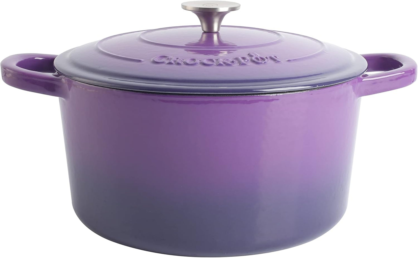 Crock-Pot 3 Quart Enameled Cast Iron Dutch Oven – Aqua - Choice 924