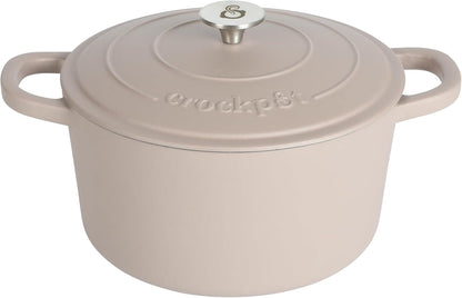 Crock-Pot 3 Quart Enameled Cast Iron Dutch Oven – Aqua - Choice 924