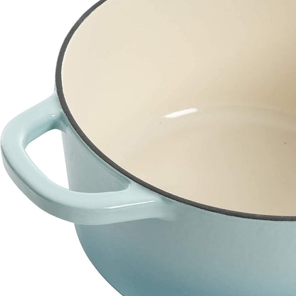 Crock-Pot 3 Quart Enameled Cast Iron Dutch Oven – Aqua - Choice 924