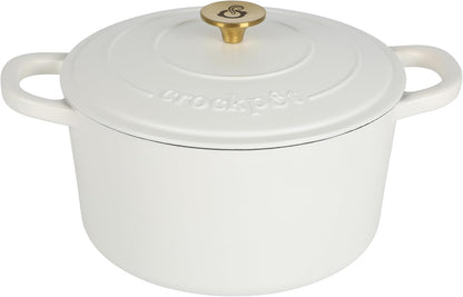 Crock-Pot 3 Quart Enameled Cast Iron Dutch Oven – Aqua - Choice 924