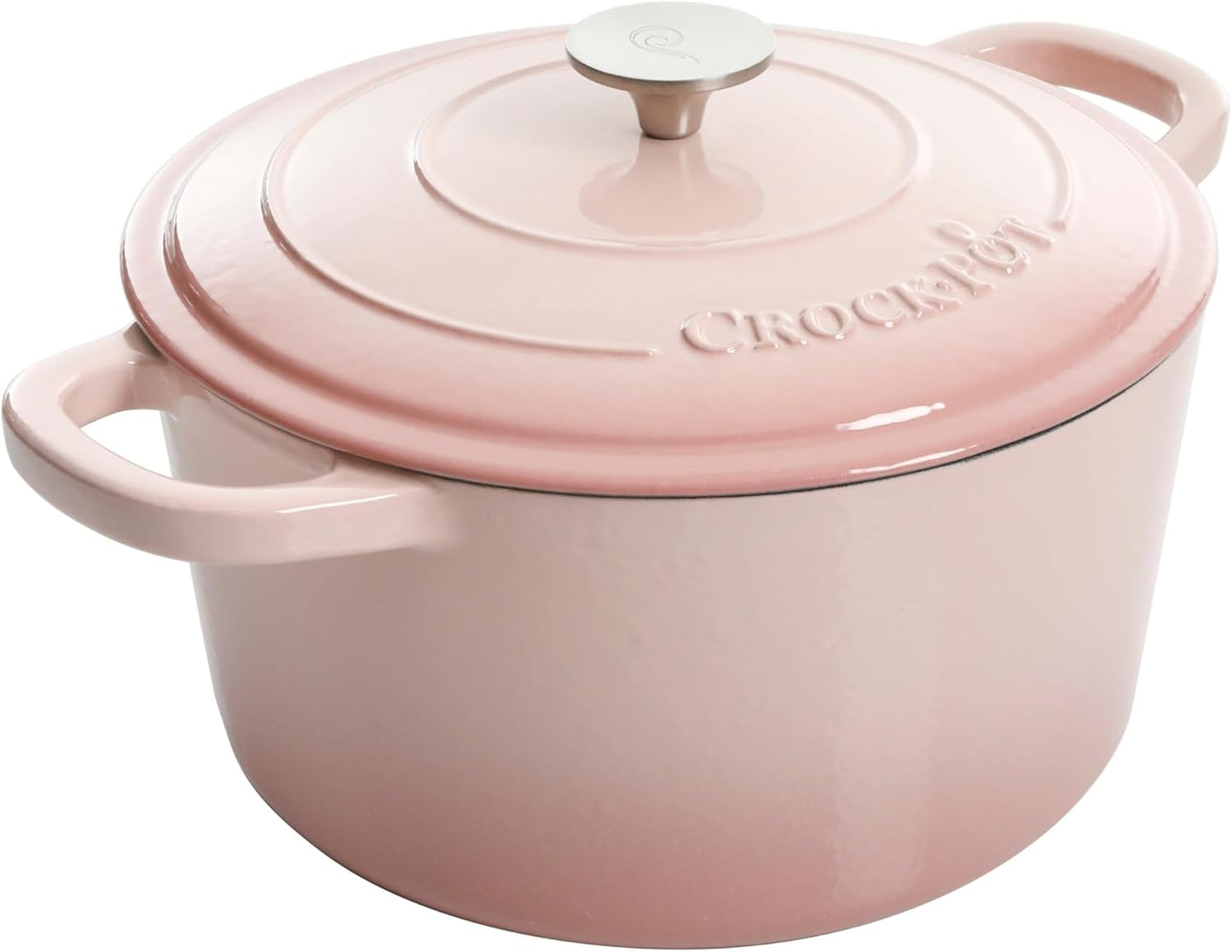 Crock-Pot 3 Quart Enameled Cast Iron Dutch Oven – Aqua - Choice 924