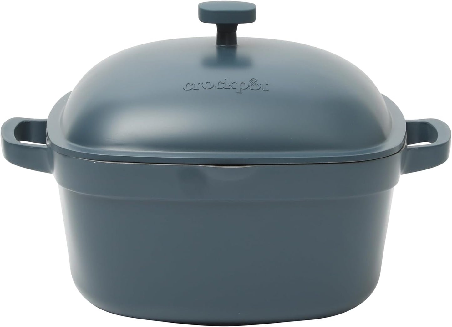 Crock-Pot 3 Quart Enameled Cast Iron Dutch Oven – Aqua - Choice 924